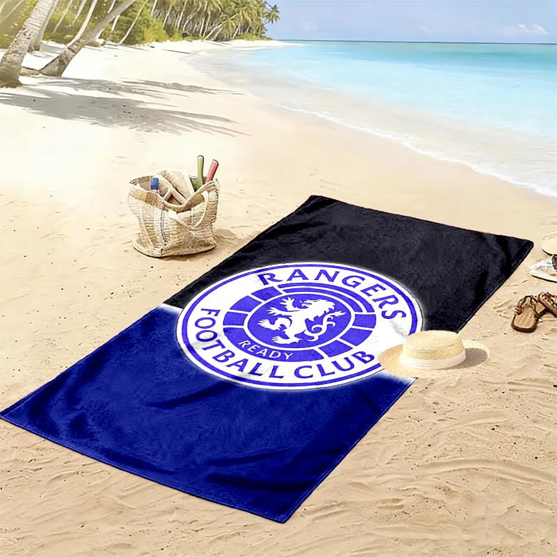 Пляжное полотенце Rangers FC, Обязательный атрибут для любого идеального путешествия, Идеальный подарок на день рождения, праздник для семьи и друзей