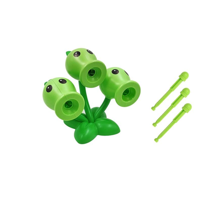 Растение против. Игрушечный автомат-пулемет для зомби, стреляющий горохом, васильковый набор аксессуаров, сумка