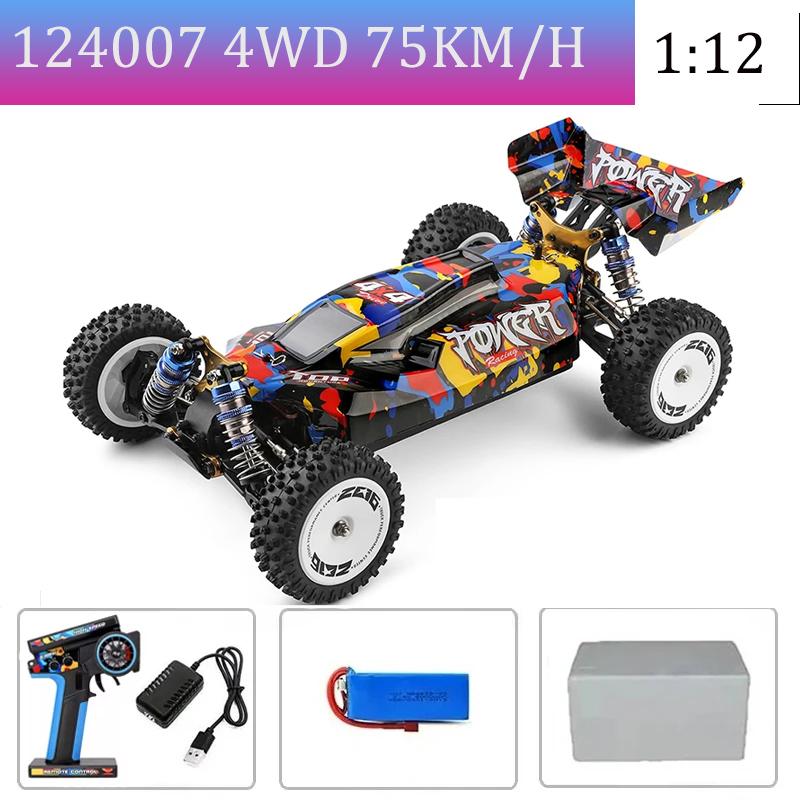 WLtoys144010 4WD Модель с максимальной скоростью 75 км/ч 1:Высокоскоростная радиоуправляемая внедорожная дрифт-гоночная машина 14-го масштаба для мальчика