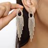 Преувеличенные Нежные Серьги Женская Мода Серьги с Кисточками Серьги с Кисточками из Циркония Длинные Серьги с Кисточками Модные Серьги 2025 Повседневные Украшения