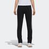 Adidas Three Stripe Simple Lace-Up Casual Mid-Rise Sports Pants Women Pants Black DT2408