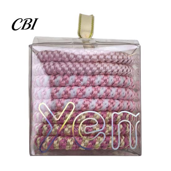 Non-slip Hair Tie 8Pcs High Elasticity Ropes, Braided Textured Surface Bands, Band Super Grip No Slip Ties, Tangle Accessories Long-lasting Elastic