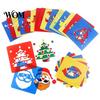 Reusable Paint Stencil 6 Pcs Painting Template Stencils, 5.5x5.9 Inch Washable DIY PP Plastic Art Stencils for Wood Paper Fabric, Home Decor