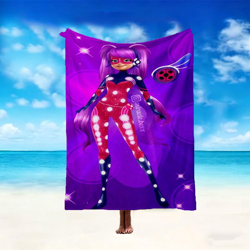 [Ladybug Blanket] Soft Throw Blanket for Bed Sofa, Holiday Gift Blanket for Women Men Family Friend