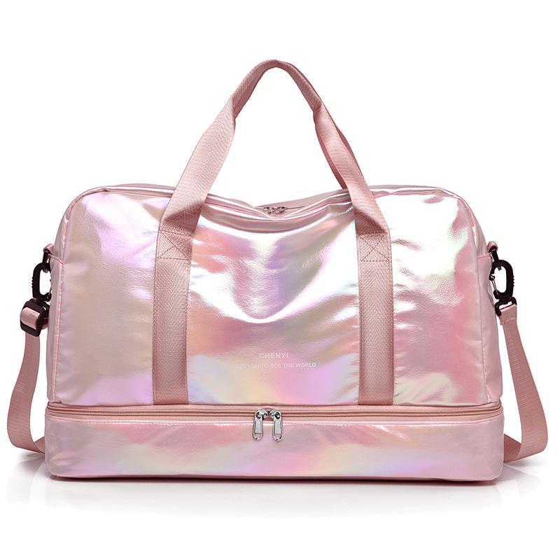 Women's Glossy Sport Yoga Bag 2025 - Stylish Crossbody & Handheld Travel Bag, Ideal for Fitness Enthusiasts.