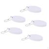 5 Pieces Marine Outboard Floating Keyring Sailing Kayak Surfboard White