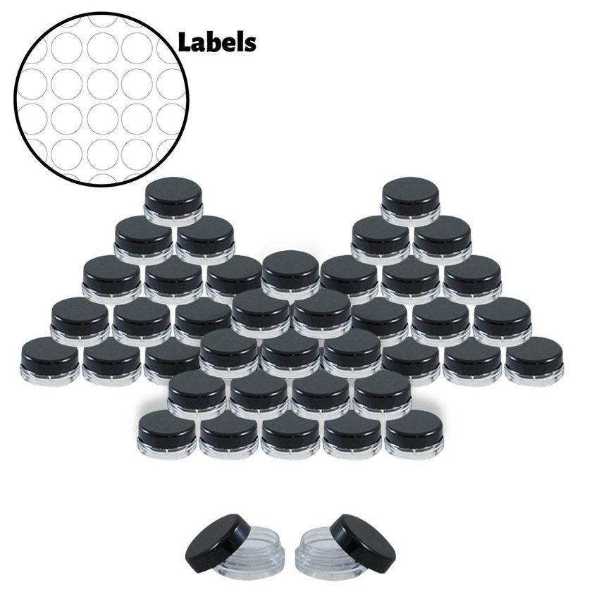 5/10/20/30 шт. пустой контейнер для образцов с крышками косметические баночки прозрачная пластиковая бутылка для макияжа ногтей ювелирные изделия красота