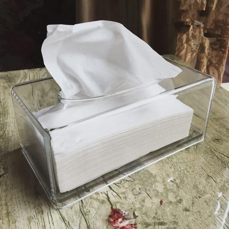 European Style Acrylic Tissue Box for Cars
