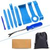 Gliston Interior Stripping Set, Panel Removal, Clip Clamp Tool, Removal Tool, Power Seed, 9-piece Set (Light Blue)