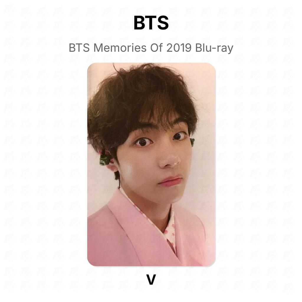 BTS Memories Of 2019 Blu-ray Официальная фотокарточка