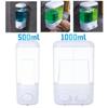 500/1000ML Liquid Soap Dispenser Waterproof Liquid Soap Pump Dispenser Multifunction Manual Soap Dispenser for Bathroom Washroom
