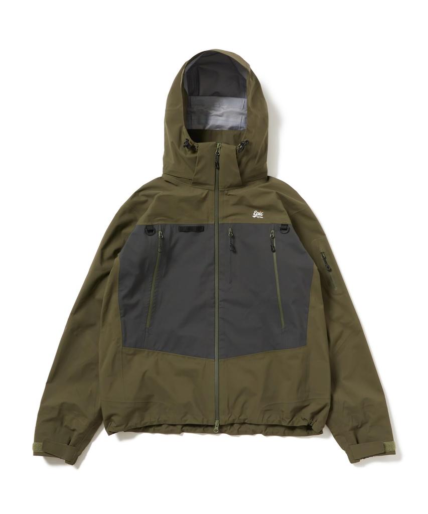 Snow Peak Milford Rain Jacket Rain Jacket Raincoat OLIVE S EP-JK-26SU002 Men's Women's