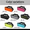 [KASSAI] Waist running bag, lightweight with earphone hole, double-layer storage,