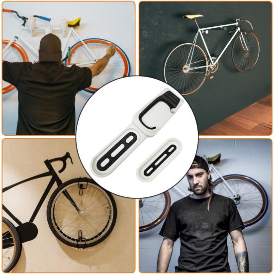 Bike Display Wall Mount Adjustable Vertical Heavy Duty MTB Road Mountain Bicycle Garage Wall Hanger Hook Holder Rack Bike Accessories