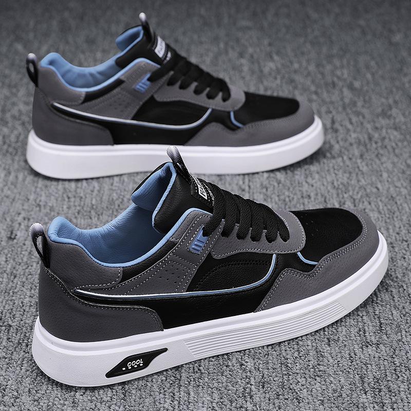 Summer comfortable breathable versatile student board shoes men's casual leather shoes sports non-slip