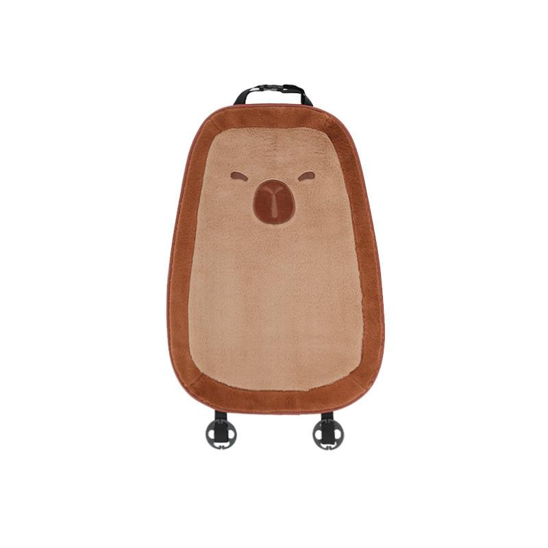 Car Seat Protector With Cartoon Bunny Fur Material For Winter Warmth And Decorative Use