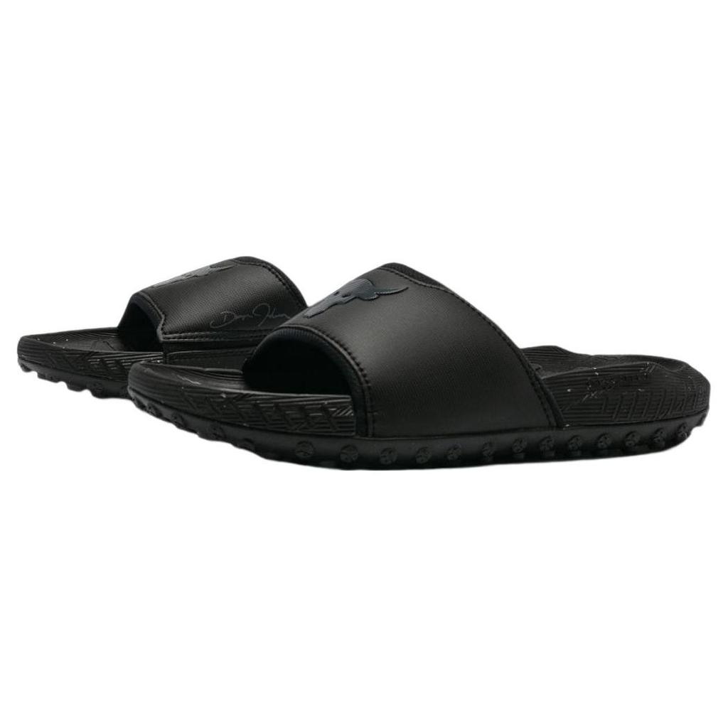 Under Armour Шлепанцы Project Rock 3 Slide Pitch Унисекс Черный 3026034-001