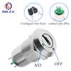 Electronic Key Switch Rotary 12mm 2 Position 1A Zinc Alloy 2 Keys 1PC ON OFF Phone Lock Security Power Button Tubular Terminals