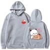 Bubu And Dudu Hoodie Women Aesthetic Graphic Funny Kawaii Bubble Tea Hoodies Unisex Anime Harajuku Vintage Pullovers Sweats