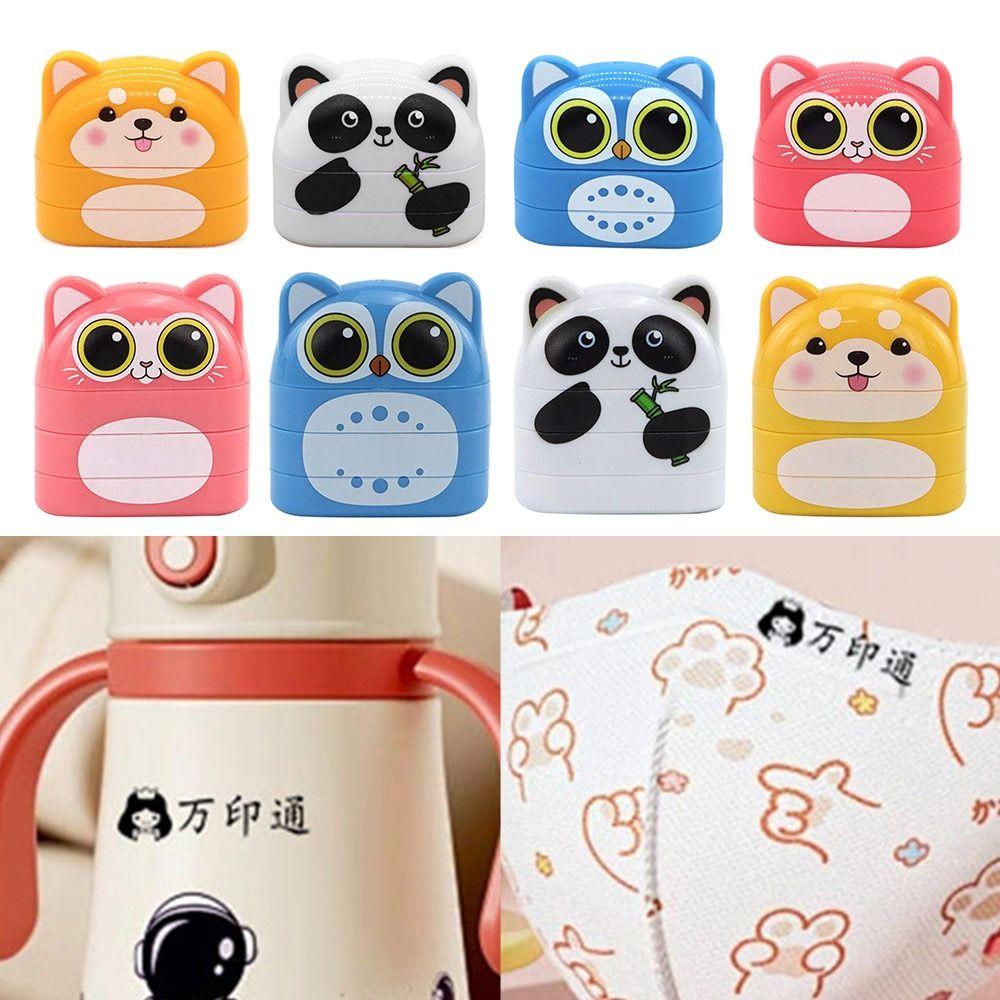 Waterproof Kid Clothing Stamper Non-fading Kindergarten Name Seal Stamp for Kid Clothing
