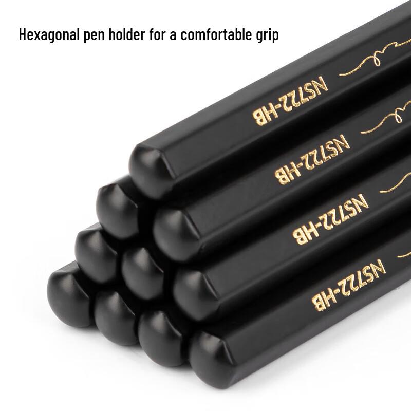 Deli Карандаши NS722 HB Черное дерево (10-Pack)
