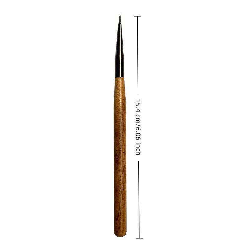 Sandalwood Detail Nail Art Pen Brush 7Mm Paintings Pen Outlining Pen Carving Pen Nail Phototherapy Pen Manicure Tool