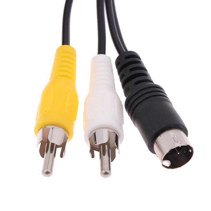 1 шт. Для Sega 2/3 AV RCA Соединительный Шнур Провод Для Sega II/MD 1.5M 3-контактный Игровой Аудио Видео AV Стерео Композитный Кабель