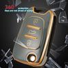 New TPU Car Key Case For Hyundai I20 I30 Elantra Azera Veracruz Veloster Kia Rio K7 K5 Sportage Sorento Flip Remote Cover