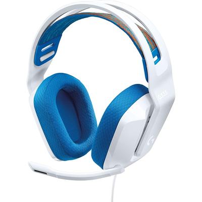 Игровая гарнитура Logicool G G335, легкая, 222 г, проводная, стерео, 3,5 мм, белая
