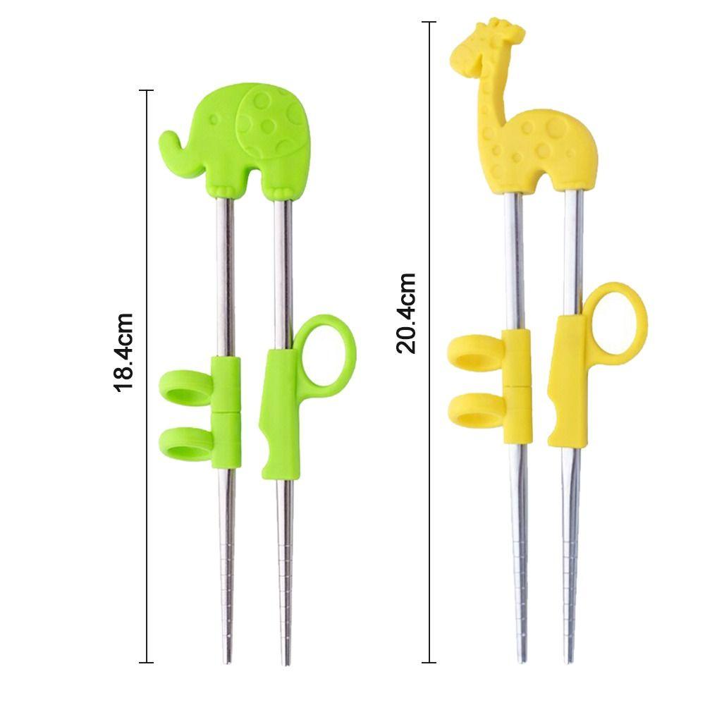 Stainless Steel For Kids Learning Chop Sticks Children Tableware Set Chopsticks Training Chopsticks