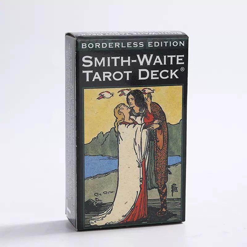 Smith Flower Shadow Transparent Gold Spirit Eye Tarot Card