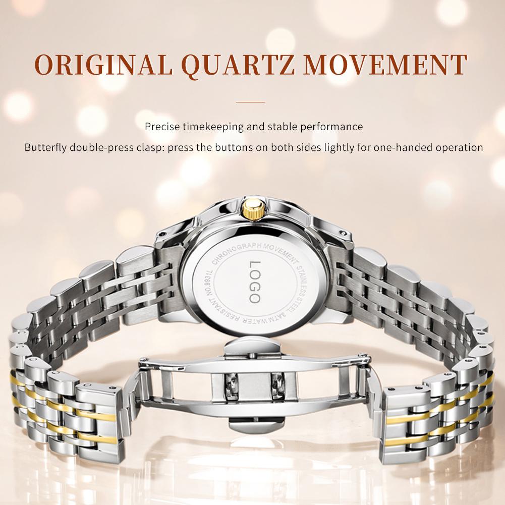 OEM 9931 Luxury Waterproof Quartz Oem Brand Hands Wristwatches Custom Logo Wrist Watch Men