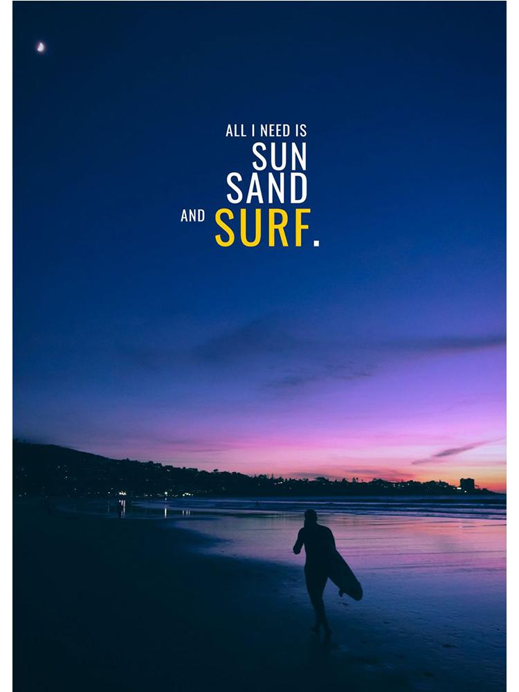 Баскетбол Серфинг Сноуборд Спорт Мотивация Плакаты с цитатами Холст Картина Вдохновляющее настенное искусство для гостиной Домашний декор