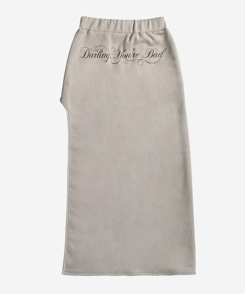 Darling Your Bad Rose Cut-Out Skirt #Beige