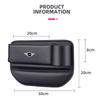 Leather Car Seat Gap Organizer Crevice Side Storage Box for BMW MINI F55 F56 R60 R59 R58 WORKS One Cooper JCW R57 R56 R55