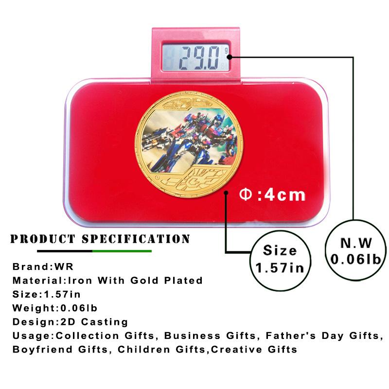 Commemorative Coin Wasp Anime Peripheral Commemorative Coin Die Casting Gift Box Crafts Gift Box