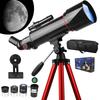 Astronomical Telescope for Astronomical Telescope High Magnification Aperture Focal Length You Can See the Eyepiece Smartphone Both Refracting