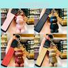 Charming Bowtie Bear Keychain Resin Nordic Style For Couples Gifts And Birthdays