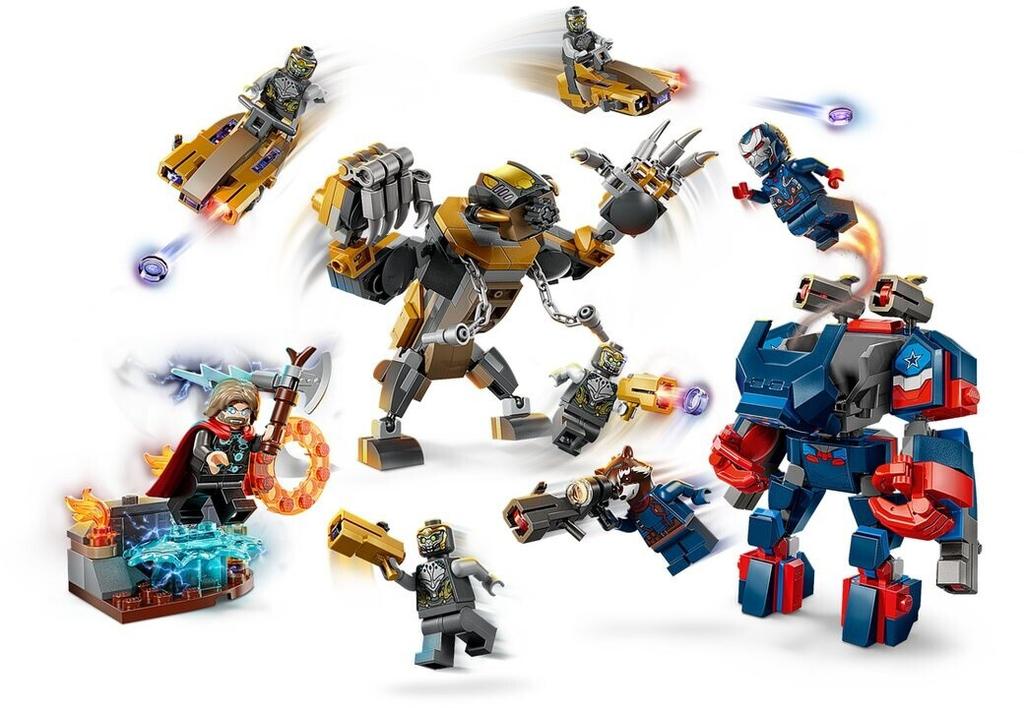 LEGO Конструктор Marvel – Avengers: Endgame Тор против Читаури (76322)