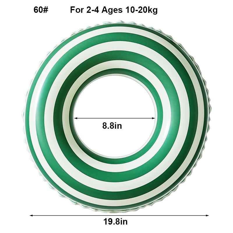 Rooxin Thickened Inflatable Swimming Ring Tube Water Park Swimming Circle For Kids Adults Swim Ring Pool Float Toy