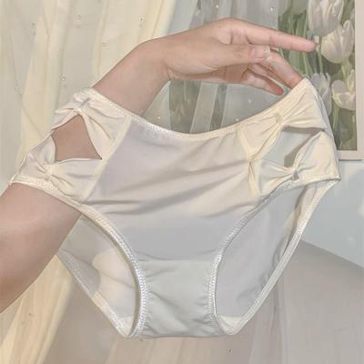 Высокая талия Tummy Control подростковые меланжевые однотонные женские трусы осень-зима