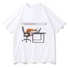 Womens TShirt Unisex Clothing Vintage Casual Cute Summer Why My Back Hurts Funny Shrimp TShirt Aesthetic Clothes