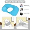 Portable Inflatable Airplane Neck Pillow Travel Pillows Cervical Vertebr Pillow U-Shape