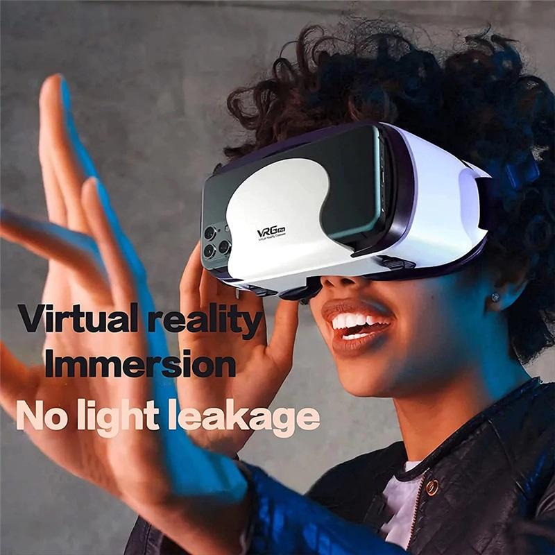 VR Очки Виртуальной Реальности Shinecon VR Очки Стерео Шлем Гарнитура С Пультом Дистанционного Управления 3D Виртуальный Мир Для IOS Android Новые