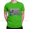 Hokusai Meets Fibonacci Sequence Men ST Shirt Golden Ratio Math T Shirts Technical Geek Vintage