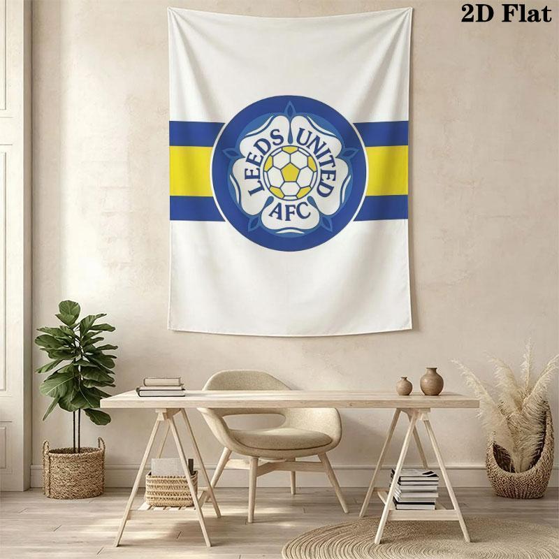 LUFC logo Wall Hanging Printed Fabric Blanket Decorative Tapestries for Bedroom Living Room Home Decor