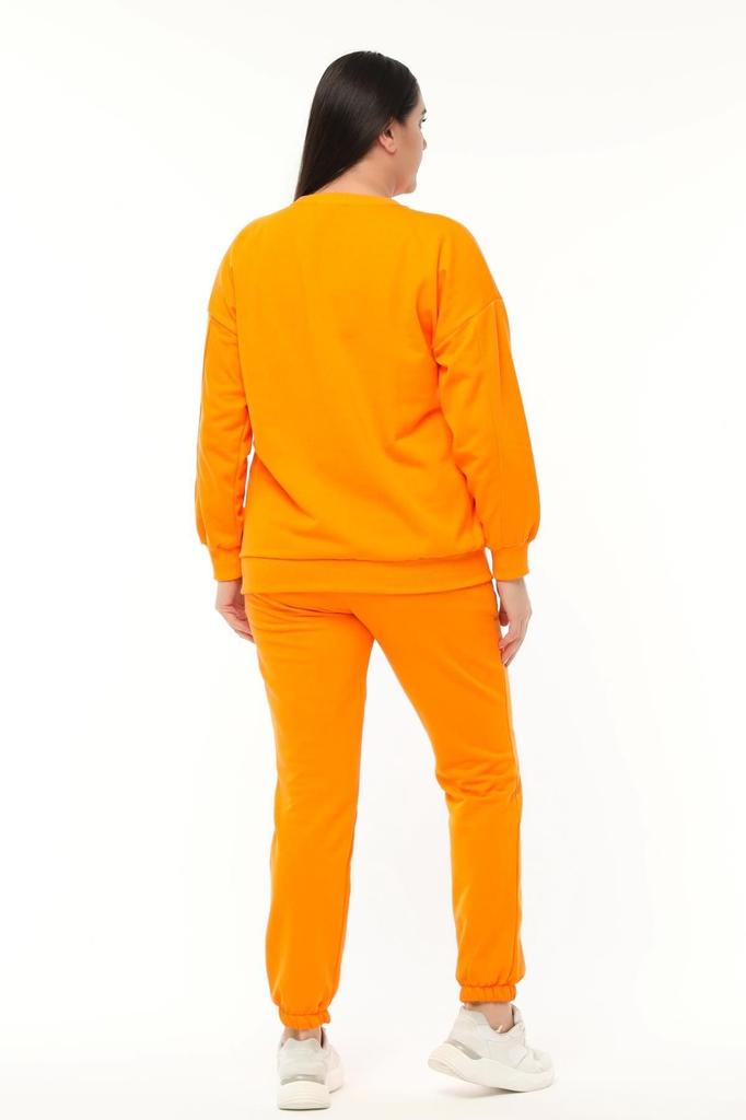 Женский стильный свитшот большого размера, базовый зеленый свитшот размера плюс