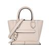 Longchamp Mailbox 22 Solid Color Grain Leather Zipper Closure Shoulder Bag Women Handbags Pink White 10103HTA337