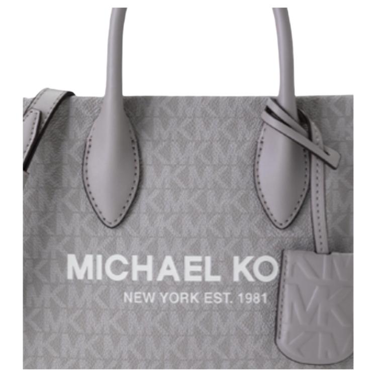 Michael Kors MK Серия Mirella Повседневная сумка-тоут с монограммой из искусственной кожи для поездок на работу Сумка для покупок Сумка через плечо Сумка-кроссбоди Маленькая 35F2G7ZC5B-975