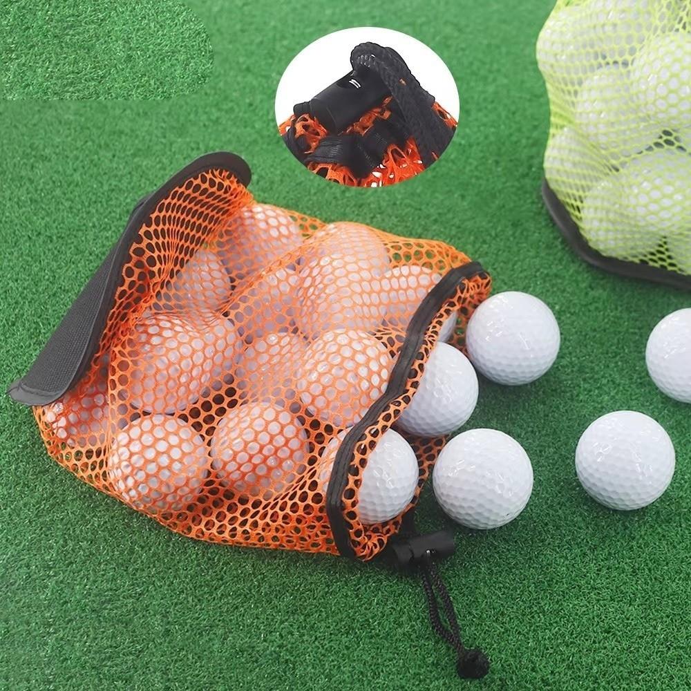 Nylon Sports Mesh Net Bag Multipurpose Golf Sports Supplies Can Hold 12/25/50 Balls